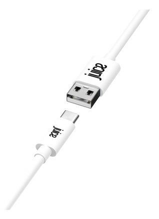 Juice JUI-CABLE-TYPEC-2M-RND-ECO-WHT USB cable USB 2.0 USB A USB C White