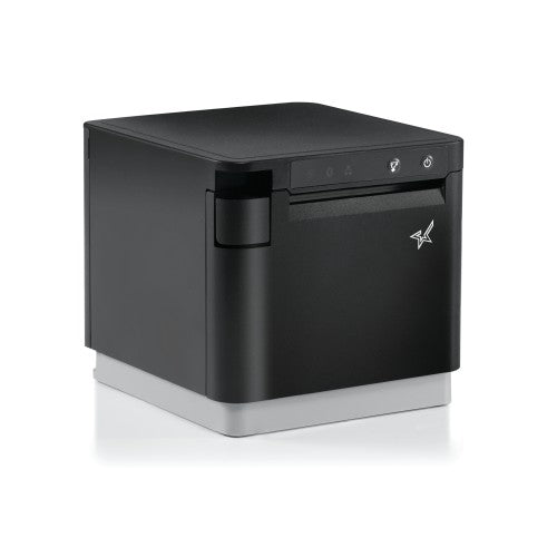 Star Micronics MCP31CI BK E+U, mPOS Receipt Printer - 400mm/s Direct Thermal, 58/80mm paper width, USB-C with Power Delivery for iOS / Android / Windows, Ethernet LAN, USB-A peripheral hub, CloudPRNT Next, Black Case, EU UK, 24VDC PS included