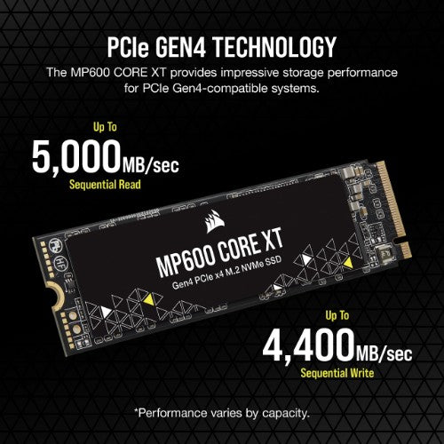 Corsair MP600 CORE XT 1 TB M.2 PCI Express 4.0 NVMe QLC 3D NAND