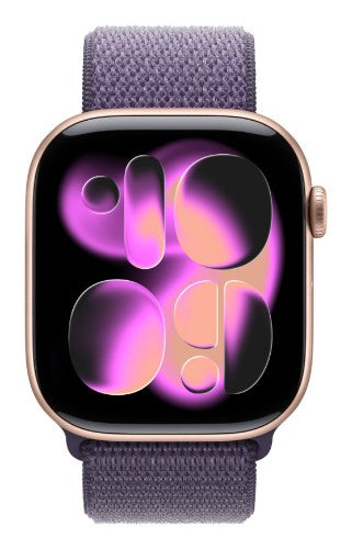 Apple MFFK4ZM/A smart wearable accessory Band Purple Nylon, Recycled polyester, Spandex