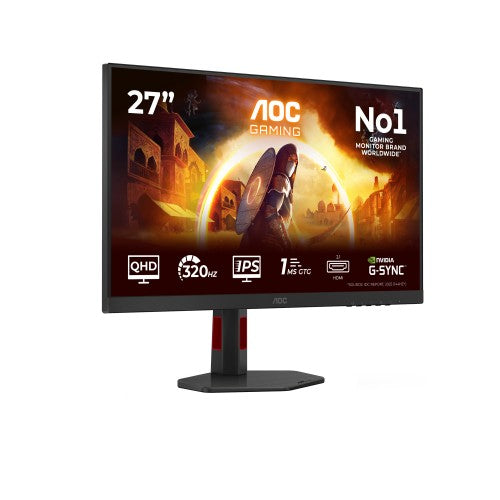 AOC G4 Q27G4SRU computer monitor 68.6 cm (27") 2560 x 1440 pixels Quad HD LED Black, Red