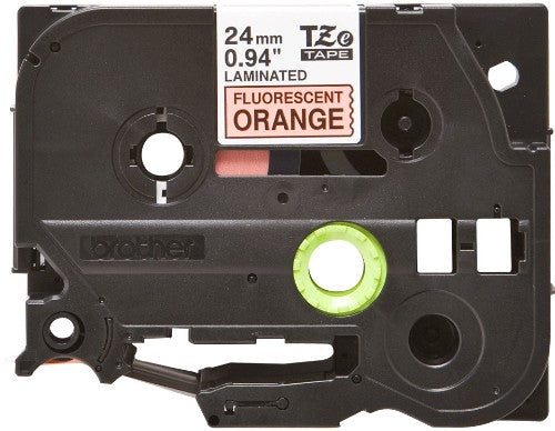 Brother TZE-B51 DirectLabel black on orange Laminat 24mm x 5m for Brother P-Touch TZ 3.5-24mm/HSE/36mm/6-24mm/6-36mm
