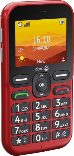 Doro Leva L10 6.1 cm (2.4") 118.9 g Red Senior phone