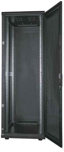 Intellinet 19" Server Cabinet - Free Standing, 42U, 800x1000mm (width x depth), Black, Flatpack, Max 1500kg, Multi-Point Door Lock, One Lock Per Side Panel, Usable Depth 123 to 773mm, IP20 rated, Rack, Steel