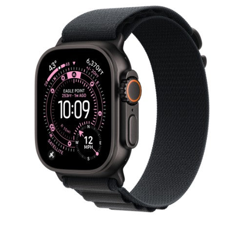 Apple MG9J4ZM/A smart wearable accessory Band Black Titanium, Polyester, Spandex
