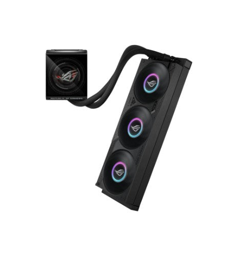 ASUS ROG Strix LC IV 360 ARGB LCD Processor All-in-one liquid cooler 12 cm Black