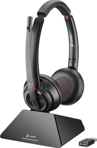 HP Poly Savi 8220 UC Microsoft Teams Certified DECT 1880-1900 MHz USB-A Headset