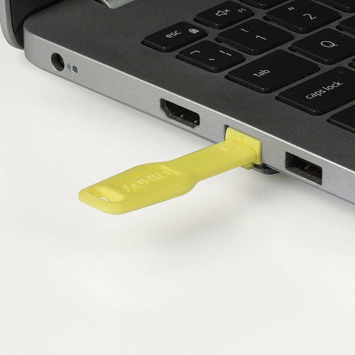 Lindy RJ45 Port Blocker key, Yellow
