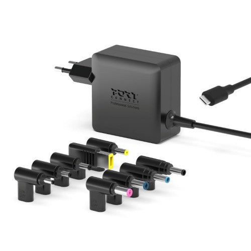 Port Designs 904065UWUK power adapter/inverter Indoor 65 W Black