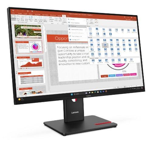 Lenovo ThinkVision T27-40 computer monitor 68.6 cm (27") 1920 x 1080 pixels Full HD LED Black