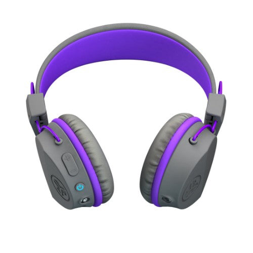 JLab JBuddies Studio Headphones Wireless Head-band Music Bluetooth Graphite, Violet