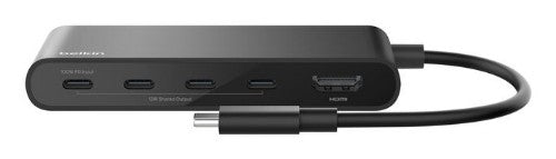 Belkin AVC021HQBK interface hub USB Type-C 10000 Mbit/s Black