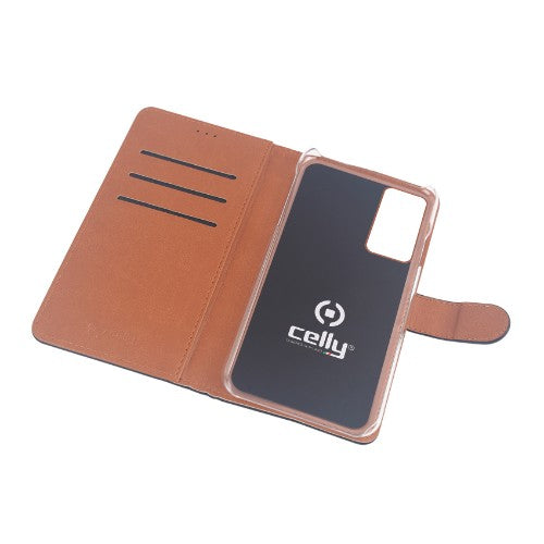 Celly WALLY mobile phone case 17 cm (6.7") Wallet case Black