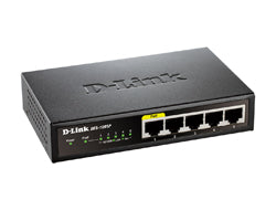 D-Link DES-1005P Unmanaged L2 Fast Ethernet (10/100) Power over Ethernet (PoE) Black