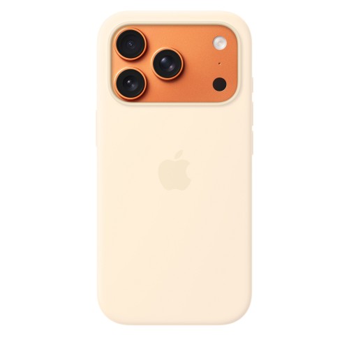 Apple iPhone 17 Pro Silicone Case with MagSafe – Vanilla