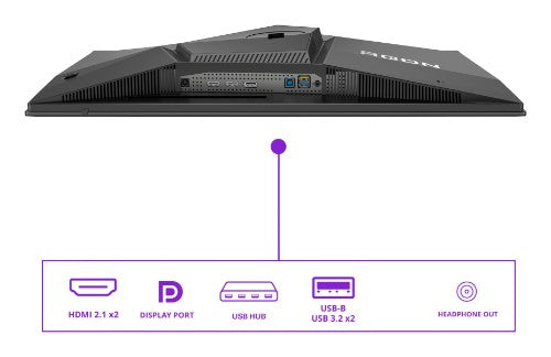 AOC AGON PRO AG276QKD2 computer monitor 67.3 cm (26.5") 2560 x 1440 pixels Quad HD QD-OLED Black, Grey