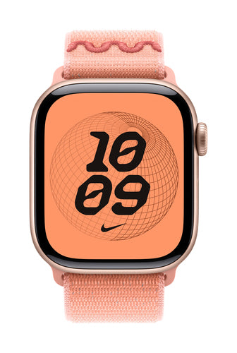 Apple Nike Sport Loop Band Pink Nylon, Recycled polyester, Spandex