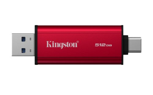 Kingston Technology 512GB Dual USB-A/C Portable SSD, Up to 1050MB/s USB 3.2 Gen 2