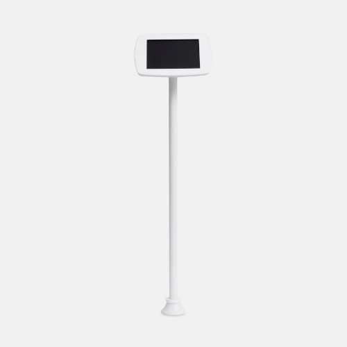 Bouncepad Original Floorstanding Slim with USB Cable | Covered Front Camera and Home Button | White | Samsung Galaxy Tab A9+ and A11+ 11-inch (2023 - 2025)