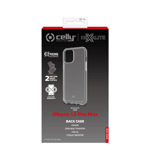 Celly HEXALITE1005WH mobile phone case 17 cm (6.7") Cover Transparent