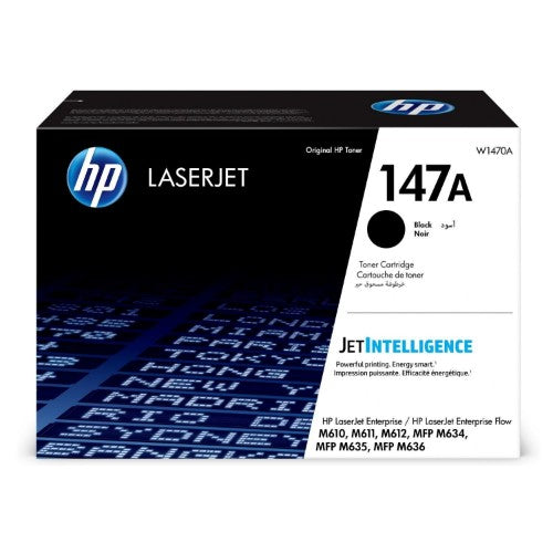 HP W1470A/147A Toner cartridge, 10.5K pages ISO/IEC 19752 for HP LaserJet M 611
