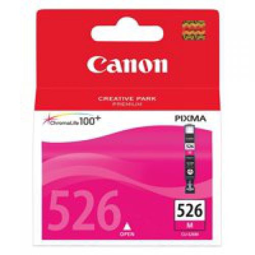 Canon 4542B001/CLI-526M Ink cartridge magenta, 520 pages ISO/IEC 24711 9ml for Canon Pixma IP 4850/MG 5350/MG 6150/MG 6250/MX 885