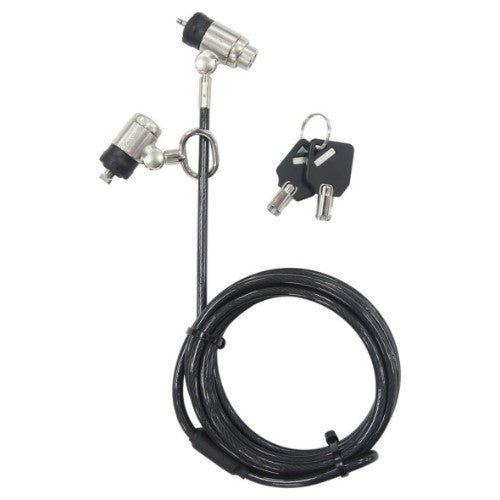 Targus DEFCON P2MKL cable lock Grey 1.8 m