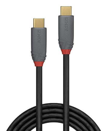 Lindy 36908 USB cable USB 3.2 Gen 2 (3.1 Gen 2) 5 m USB C Black