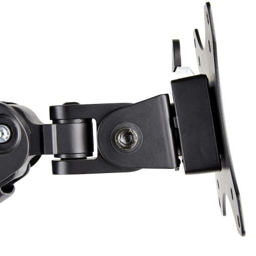 StarTech.com Desk Mount Monitor Arm with 2x USB 3.0 ports, Slim Full Motion Single Monitor Mount, up to 34" (17.6lb/8kg) VESA Display, Clamp/Grommet Mount, Mechanical Spring