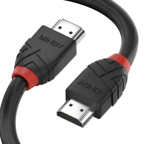 Lindy 1m High Speed HDMI Cable, Black Line