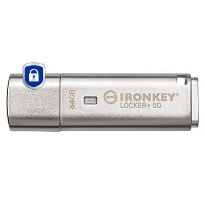 Kingston Technology IronKey 64GB IKLP50 AES USB, w/256bit Encryption