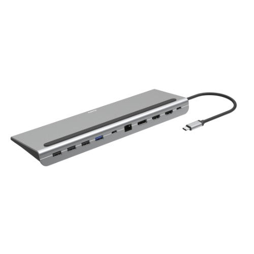 Hama USB-C Docking Station, Connect2Office Pro, 10 Ports