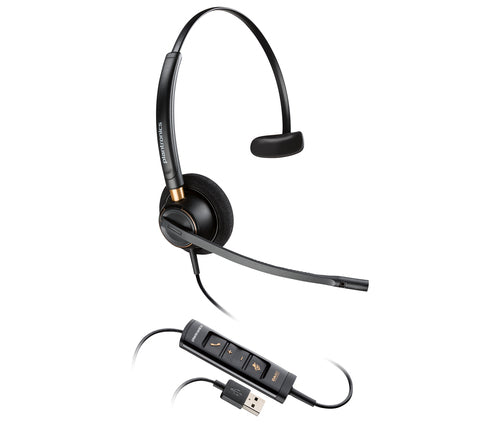 HP Poly EncorePro 515 Microsoft Teams Certified Monoaural with USB-A Headset