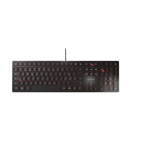 CHERRY KC 6000 SLIM keyboard USB Swiss Black