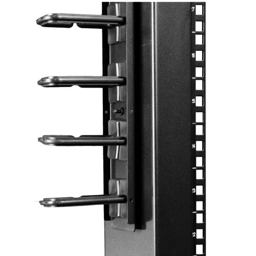 StarTech.com Vertical Cable Organizer with D-Ring Hooks - 0U - 2.8ft.