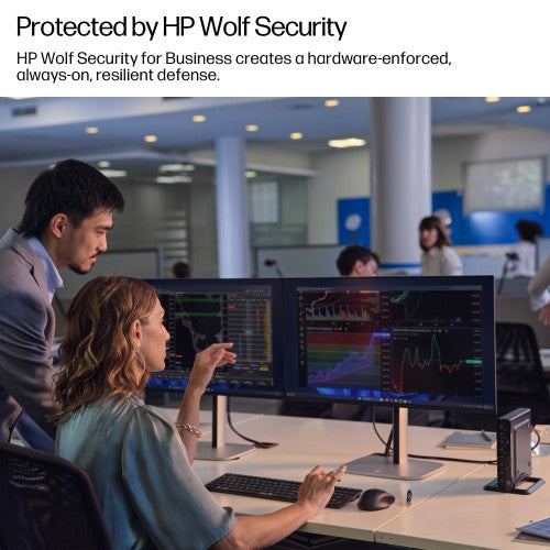 HP EliteDesk 8 Mini G1i AI Intel Core Ultra 5 235T 16 GB DDR5-SDRAM 512 GB SSD Windows 11 Pro Mini PC AI PC Black