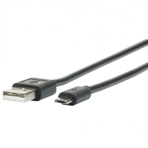 Mobilis 001277 USB cable 1 m USB 2.0 USB A Micro-USB B Black
