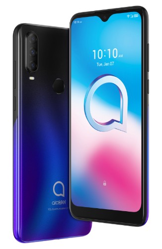 Alcatel 3L (2020) 3L Chameleon Blue With NFC 15.8 cm (6.22") Single SIM Android 10 4G Micro-USB 4 GB 64 GB 4000 mAh