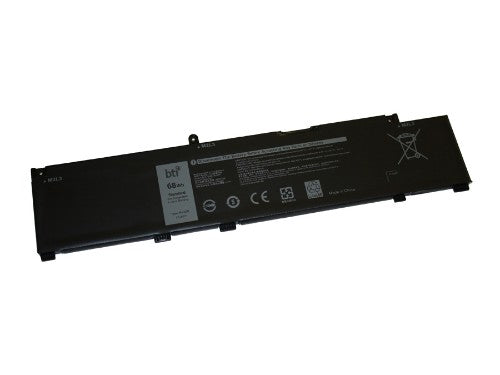 BTI 68Wh 4 cell CN-0JJRRD compatible battery for DELL G5 15 5505 SE G5 SE 5505 G5 15 5500 G5 5505 G5 5500 G3 15 3590 G3 15 3500