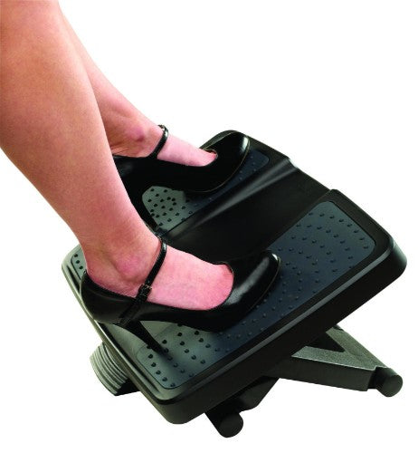 Fellowes Foot Rest Under Desk - Professional Series Ultimate Foot Support Ergonomic Foot Rest with 3 Height Adjustments & Massage Surface - Foot Rest Stool for Office & Home - Black