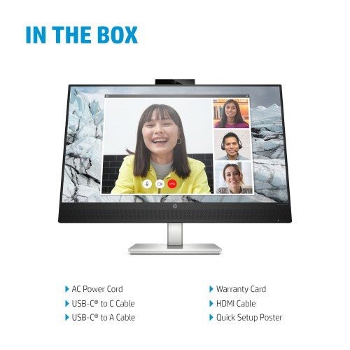 HP M27 computer monitor 68.6 cm (27") 1920 x 1080 pixels Full HD Black