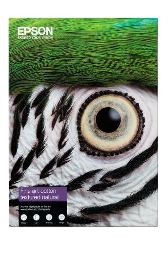 Epson Fine Art Cotton Textured Natural II, A3+ 25 Sheets