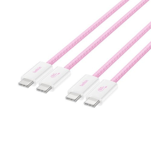 Belkin BoostCharge USB cable USB 2.0 USB C Pink