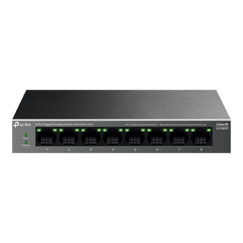 TP-Link LiteWave 8-Port Gigabit Desktop Switch with 8-Port PoE+