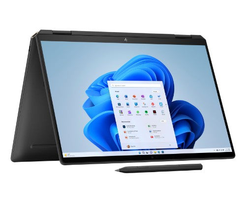 HP Spectre x360 14-eu0004na Intel Core Ultra 7 155H Hybrid (2-in-1) 35.6 cm (14") Touchscreen 3K 16 GB LPDDR5x-SDRAM 1 TB SSD Wi-Fi 7 (802.11be) Windows 11 Home AI PC Black