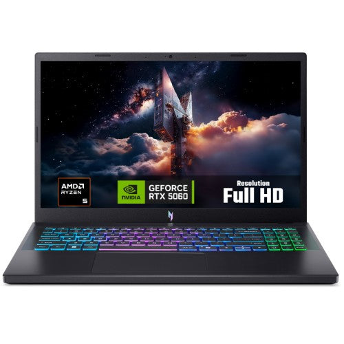 Acer Nitro V 15 V15 (ANV15-A31) gaming laptop - AMD Ryzen 5 150, NVIDIA RTX 5060, 15.6" 165Hz Full HD (1920x1080), 16GB DDR5, 512GB SSD
