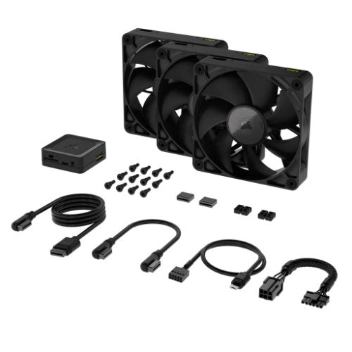 Corsair iCUE LINK RX120 Computer case Fan 12 cm Black 3 pc(s)