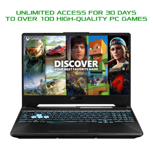 ASUS TUF Gaming A15 FA506NC-HN002W AMD Ryzen™ 5 7535HS Laptop 39.6 cm (15.6") Full HD 8 GB DDR5-SDRAM 512 GB SSD NVIDIA GeForce RTX 3050 Wi-Fi 6 (802.11ax) Windows 11 Home Black