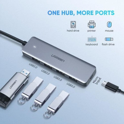 Ugreen 70336 interface hub USB 3.2 Gen 1 (3.1 Gen 1) Type-C 5000 Mbit/s