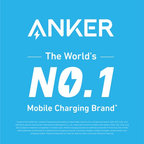 Anker USB-C Charger, 25W with USB-C Cable, Black